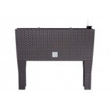 Truhlík se zavlažováním, s nohami Rato case 80 cm DRTC800H, hnědý