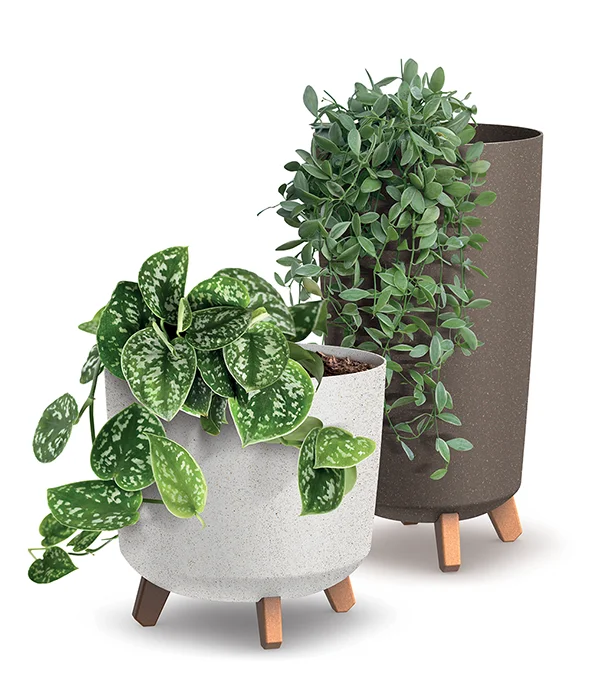 Květináč Gracia tubus DGTL300L  - bílý