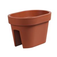 Truhlík na zábradlí  LOFLY railing DLOFR400 - 12,3 L, teracota 