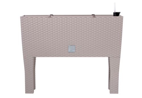 Truhlík se zavlažováním, s nohami Rato case 80 cm DRTC800H, mocca