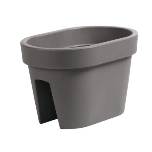 Truhlík na zábradlí  LOFLY railing DLOFR400 - 12,3 L, šedý