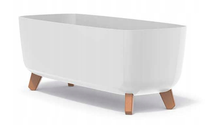 Květináč Gracia case DGCL400L 3,8 L - bílý
