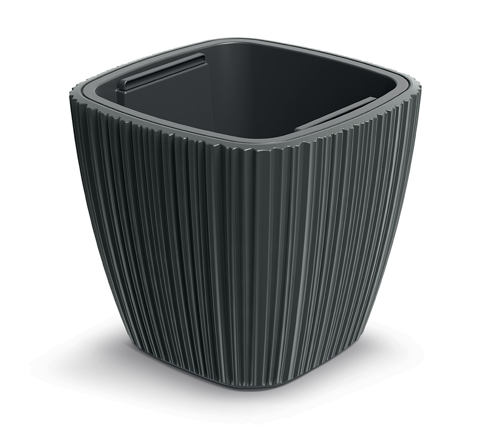 Květináč ORO DBOS300 29 cm - barva: tmavě šedá