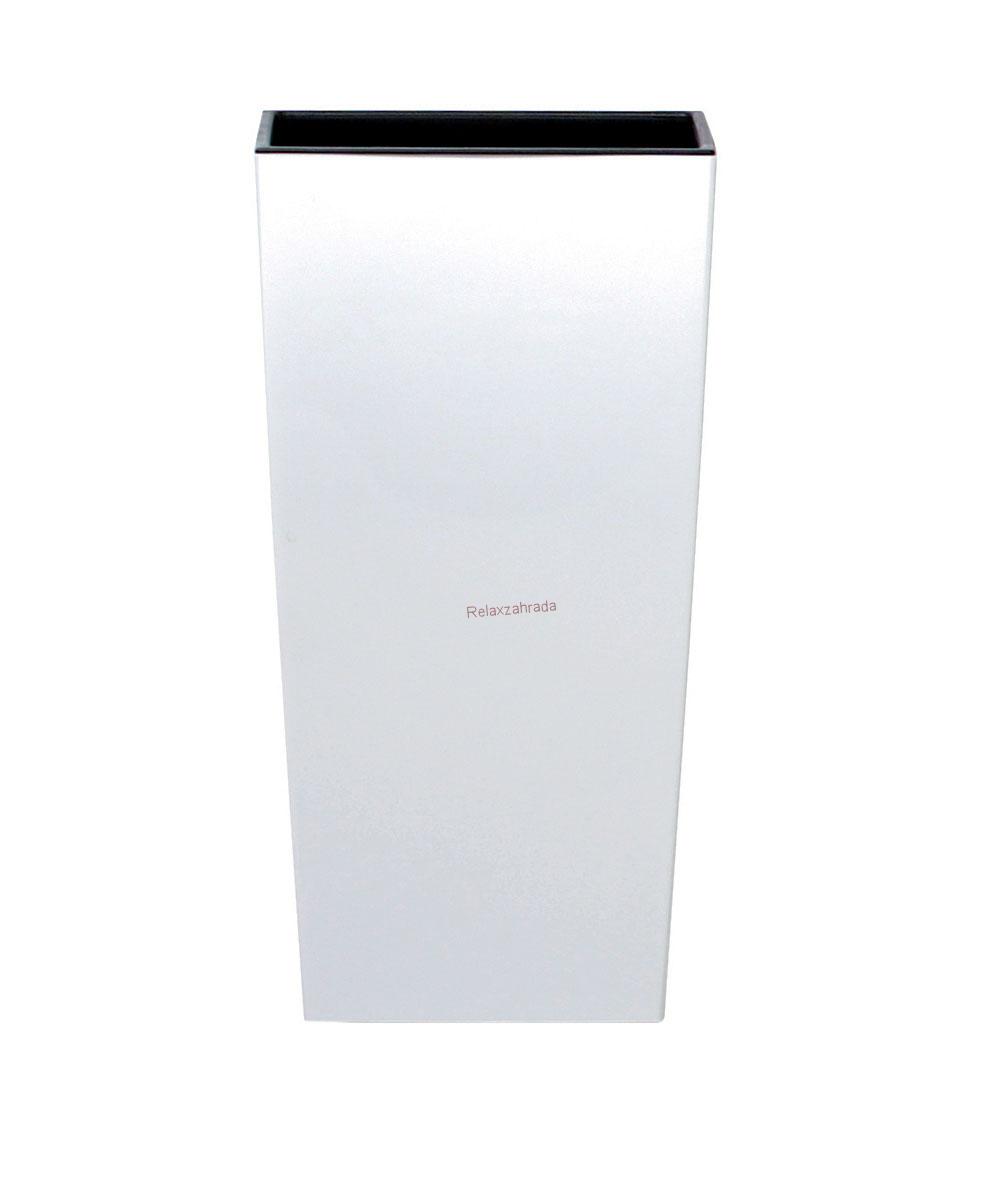 Obal na květiny bílý mat URBI SQUARE DURS265 - 26,6L