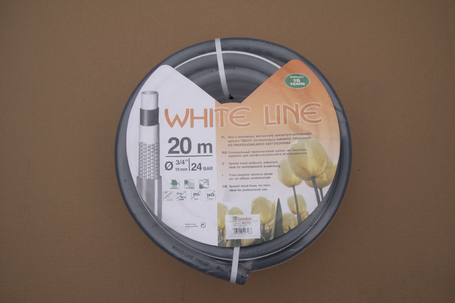 Zahradní hadice WHITE LINE 3/4"- 20m