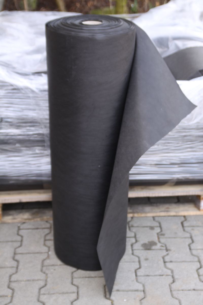 Netkaná mulčovací textílie 1,06m šíře x 100m černá 80g