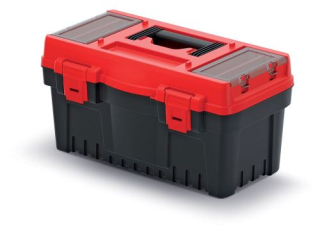 Plastový kufr na nářadí Evo červený KEV5530