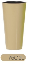 Květináč TUBUS shine DTUS150S - 3,3L kávový