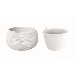 Květináč Splofy bowl DKSP290 bílý 3,9L